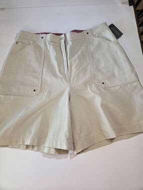 Lauren Ralph Lauren Light Cream Utility Bermuda Shorts